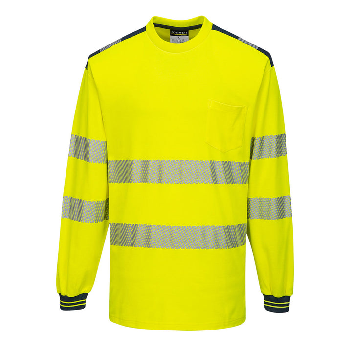PW3 Hi-Vis Tricou L/S - Galben/Navy
