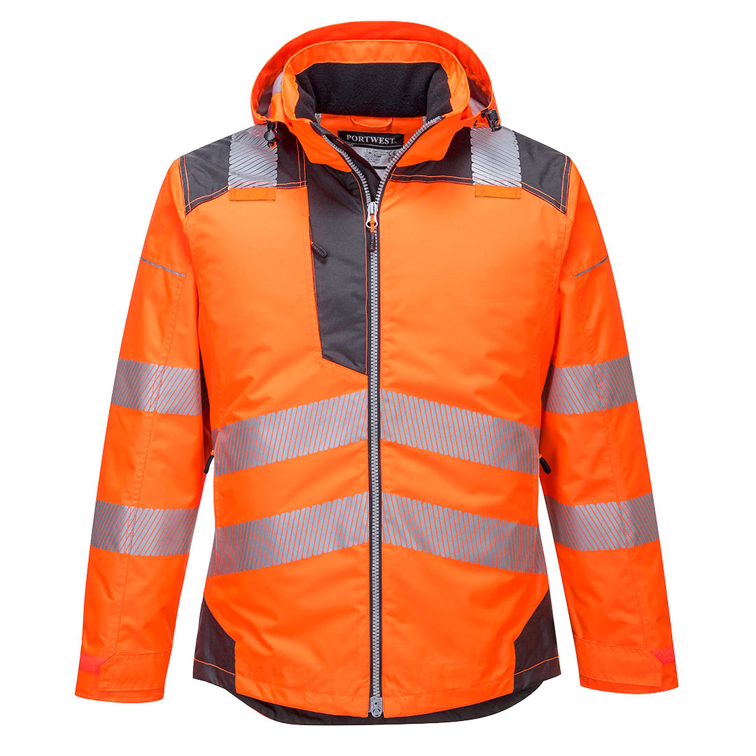 PW3 Jacheta de iarna HiVis - Portocaliu/gri