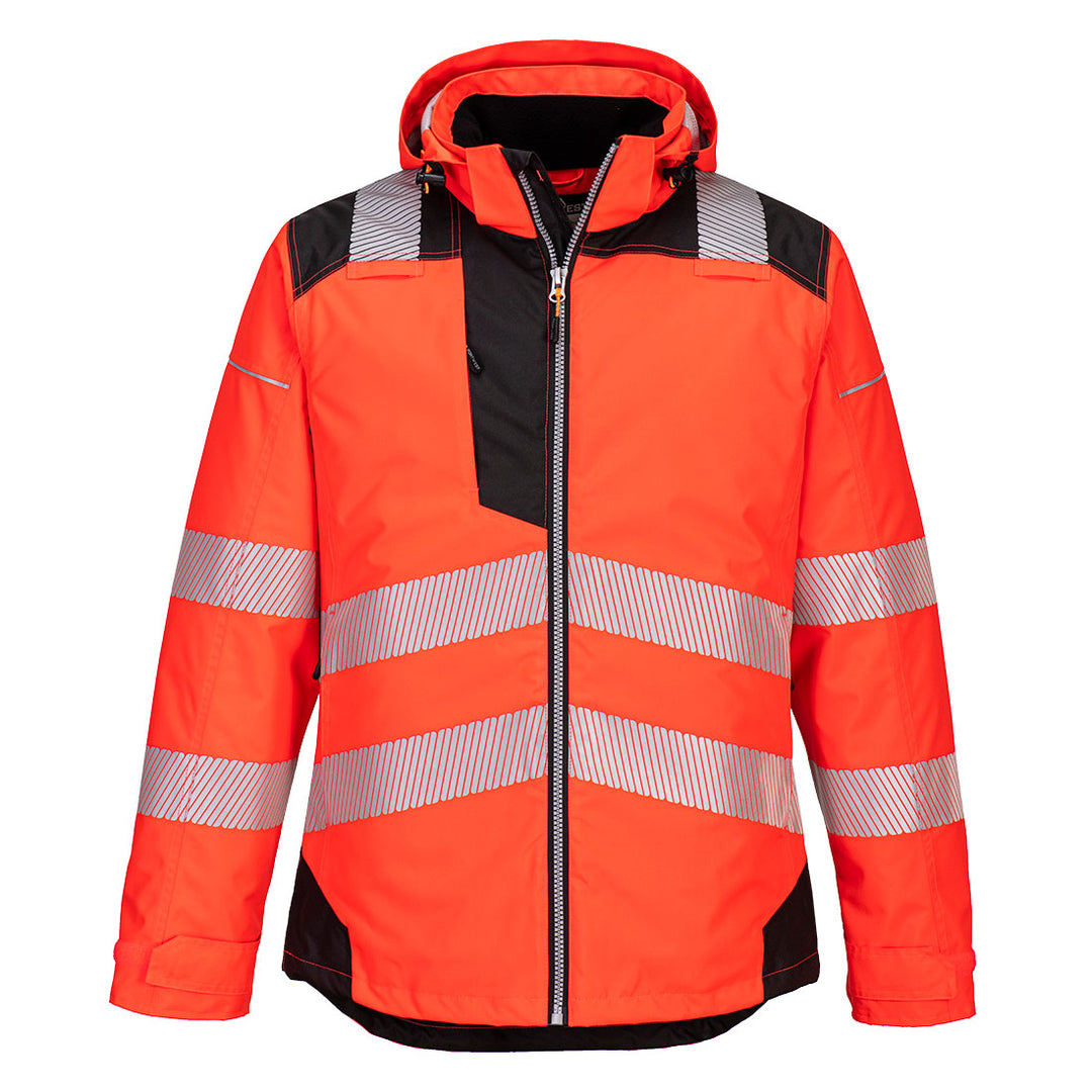 PW3 Jacheta de iarna HiVis - Rosu/Negru