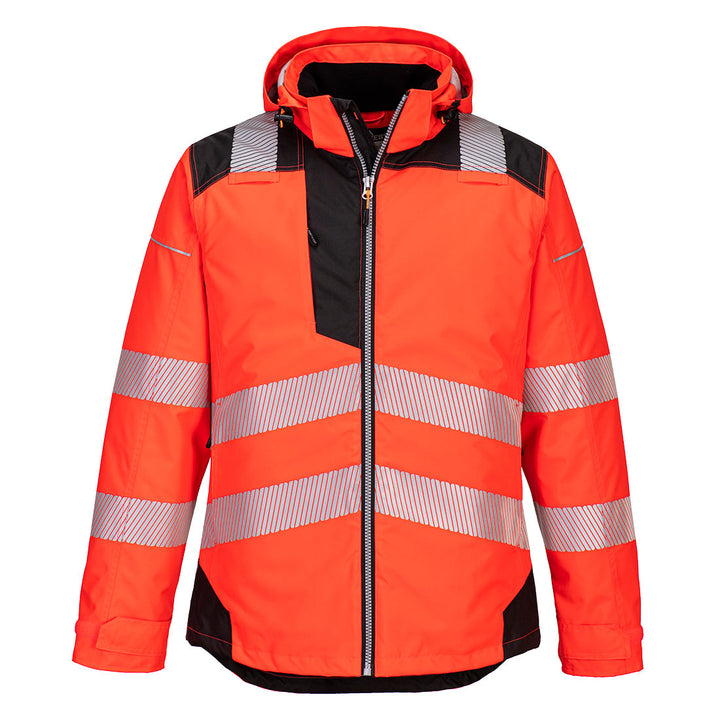 PW3 Jacheta de iarna HiVis - Rosu/Negru