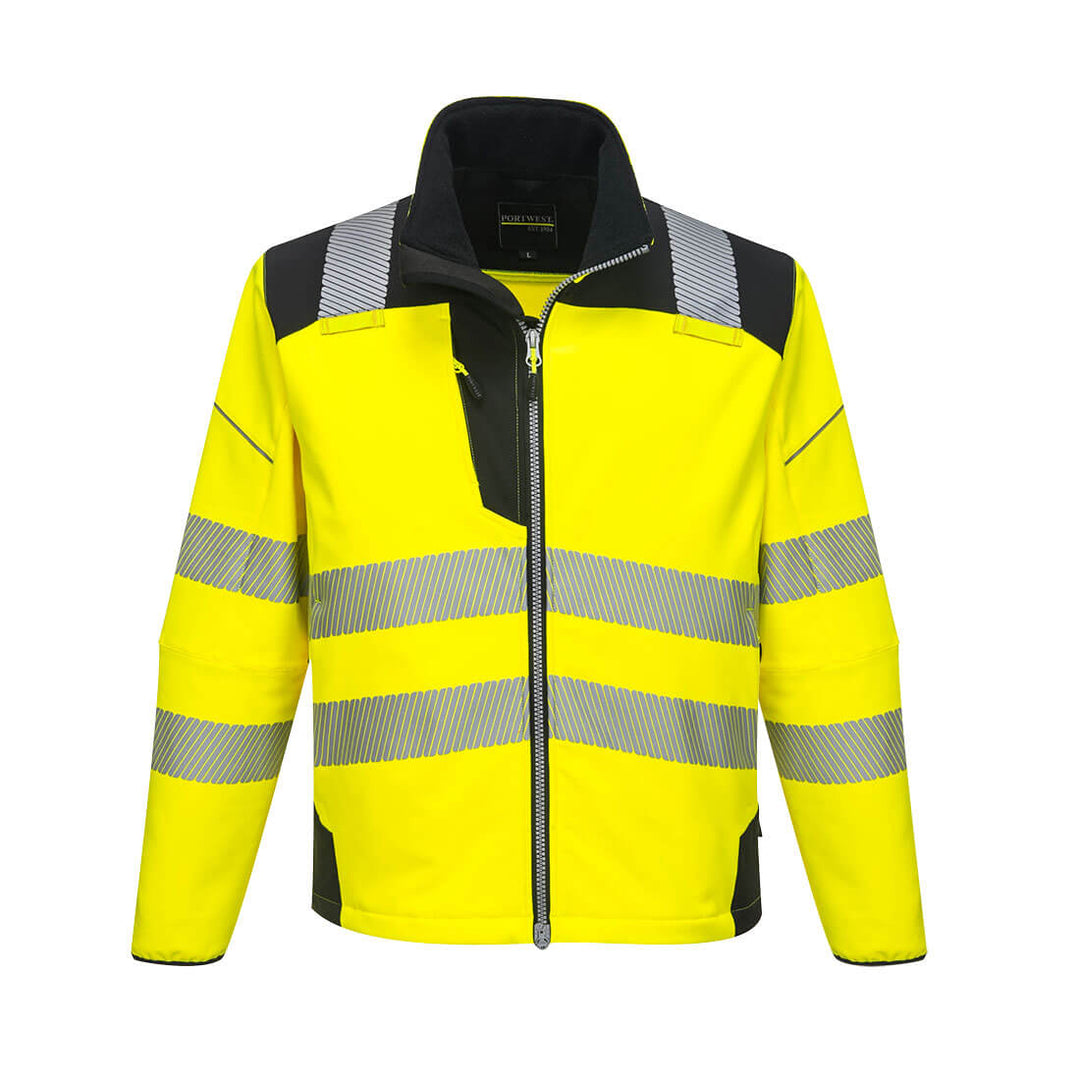 PW3 Jacheta Softshell Vision HiVis - Galben/Negru