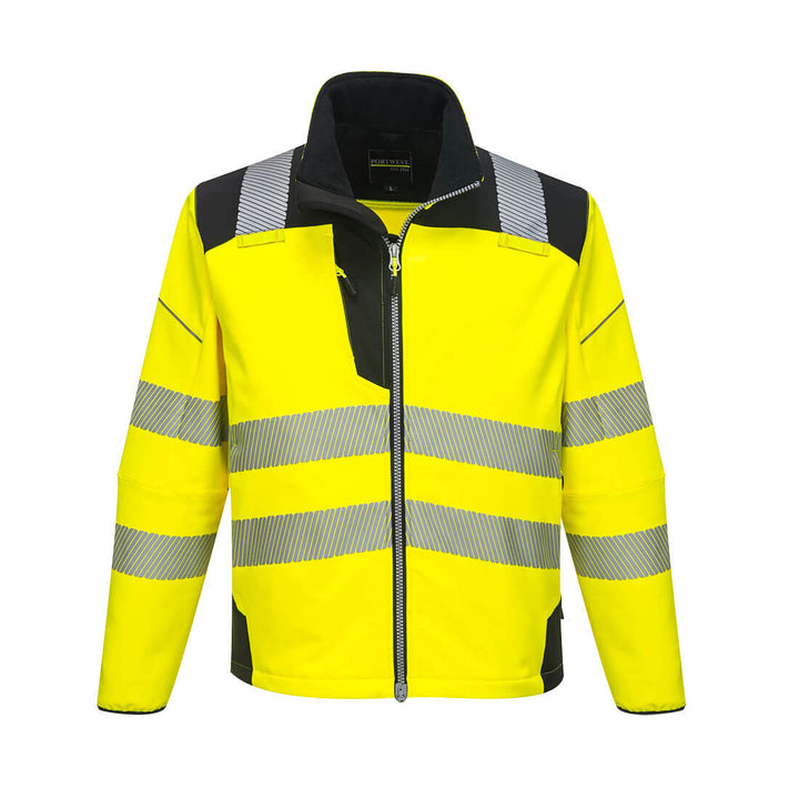 PW3 Jacheta Softshell Vision HiVis - Galben/Negru