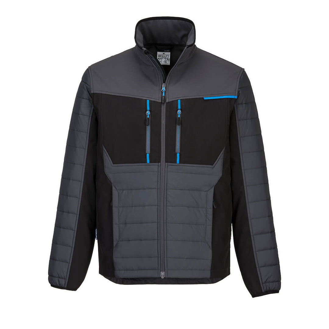 KX3 Jacheta Buffle Hybrid - Gri metalic