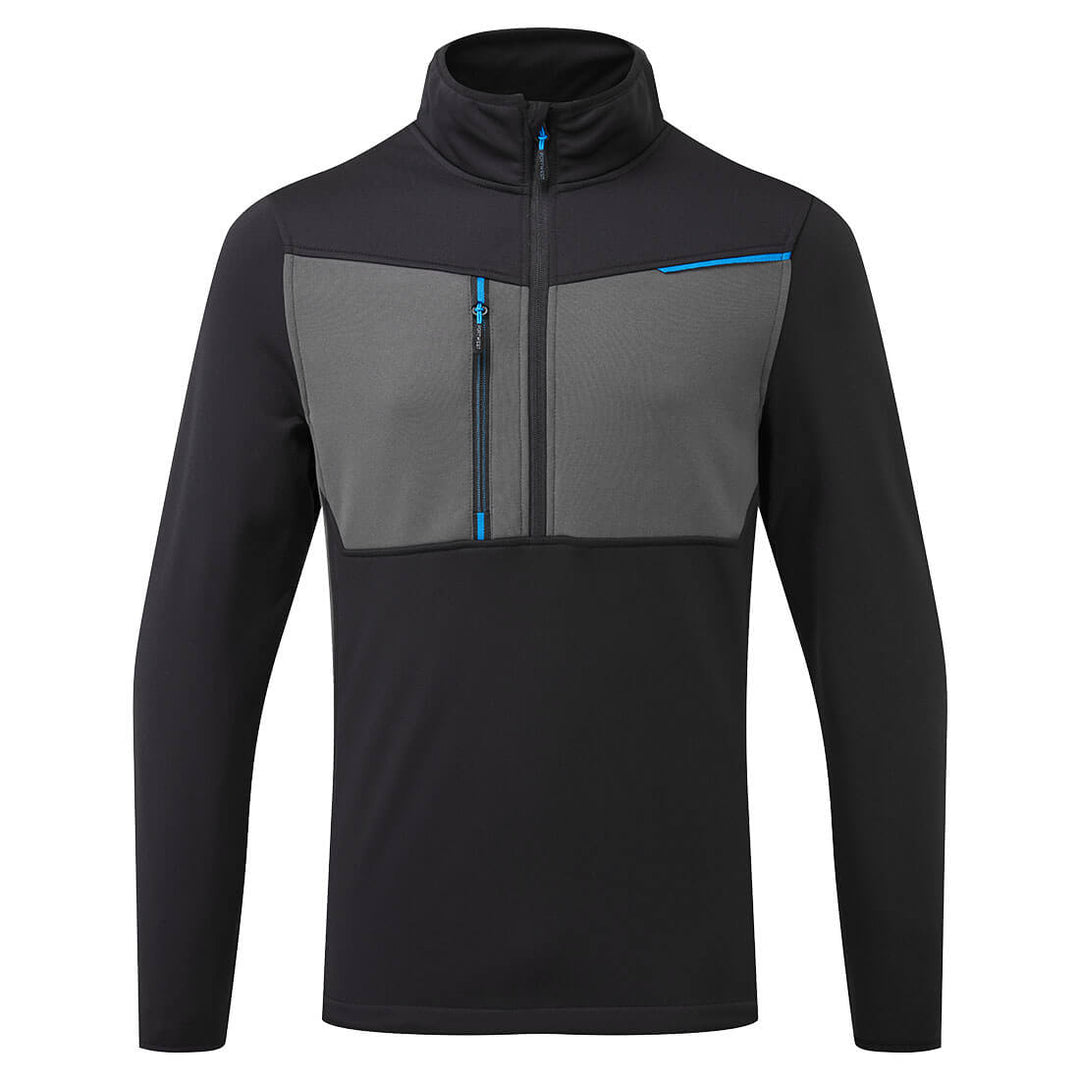 WX3 Jumătate Zip Tech Fleece - Negru