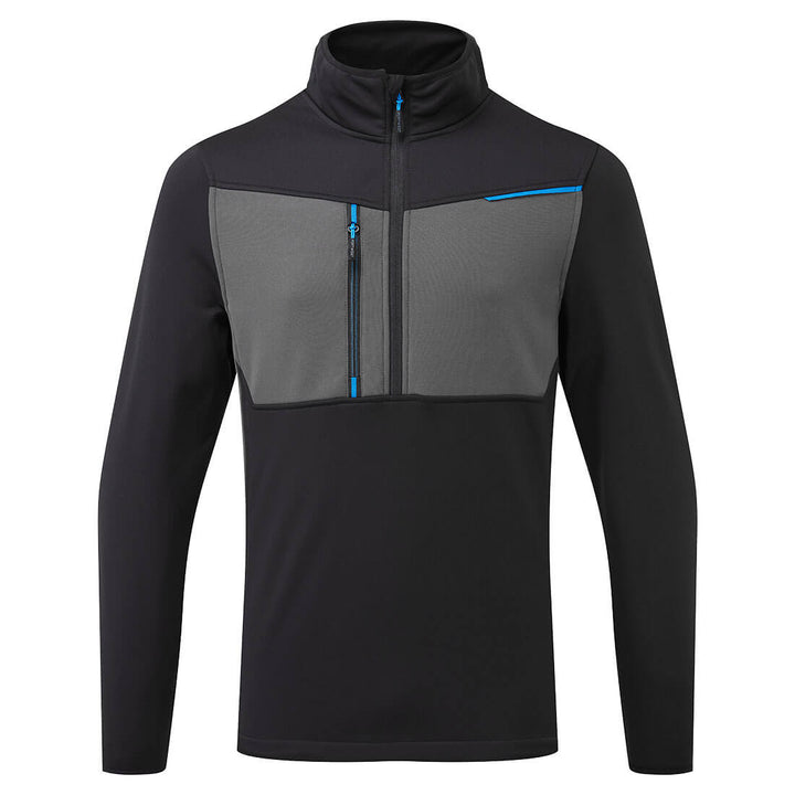 WX3 Jumătate Zip Tech Fleece - Negru