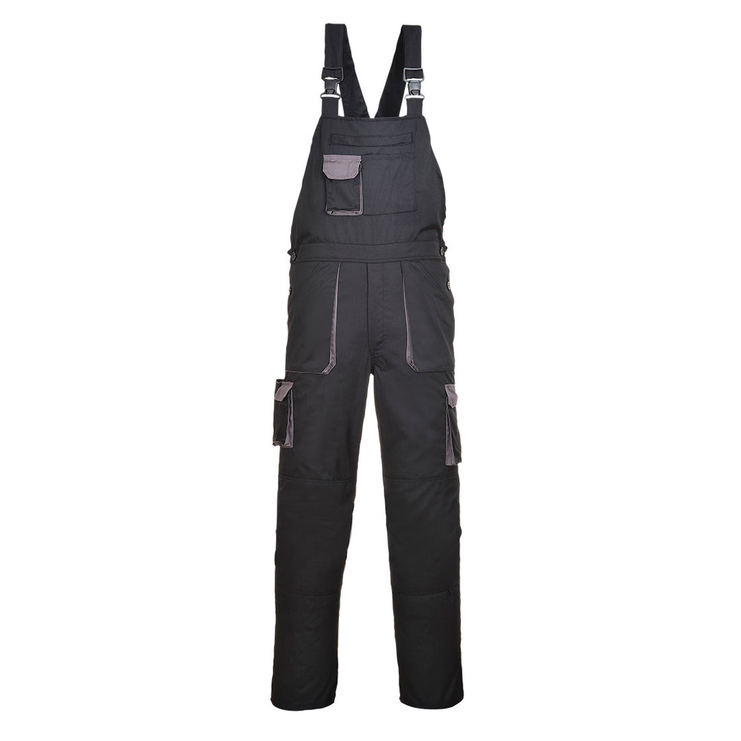 Salopeta cu Pieptar Portwest Texo Contrast - Negru