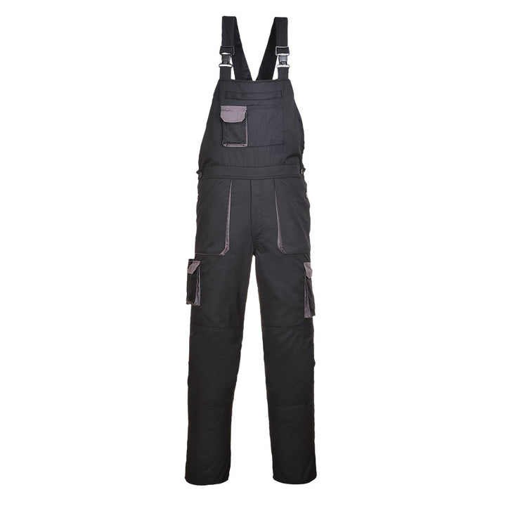 Salopeta cu Pieptar Portwest Texo Contrast - Negru