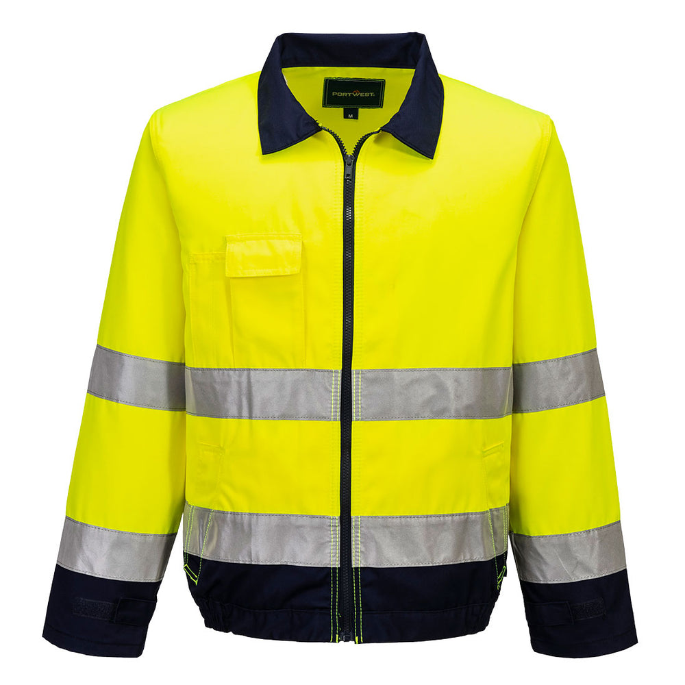 Jacheta Madrid HiVis - Galben/Navy