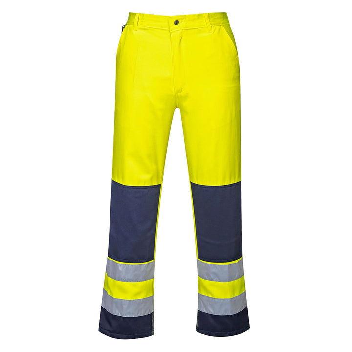 Pantaloni HiVis Seville - Galben/Navy